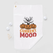 Serviette De Golf Humeur actuelle Halloween Citrouille Conception de (En situation)