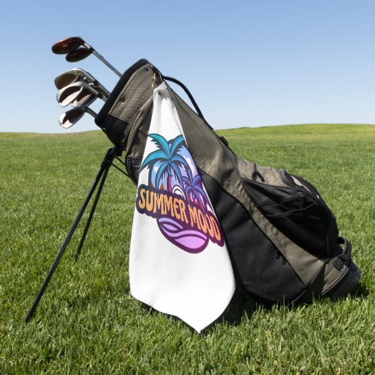 Serviette De Golf Humeur d'été (Vert)