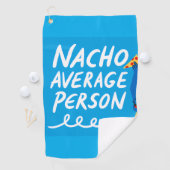 Serviette De Golf Humorous "Nacho Average Person" Food Pun (En situation)