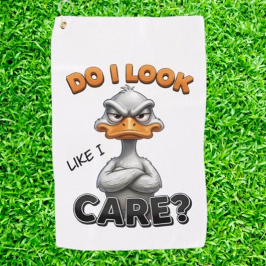 Serviette De Golf humour AMUSANT CANARD