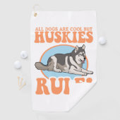 Serviette De Golf Husky Dog Owner Huskies (En situation)
