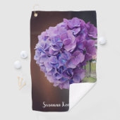 Serviette De Golf Hydrangée violette dans Mason Jar Nature Photo (En situation)