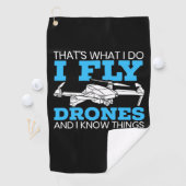 Serviette De Golf I Fly drones (En situation)