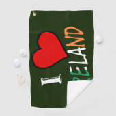 Serviette De Golf I Heart Ireland superposition gtcnt (En situation)