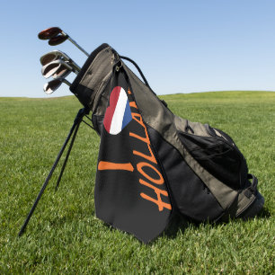 Serviette De Golf I Heartflag Holland ou sur bk gtcn