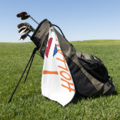 Serviette De Golf I Heartflag Holland ou sur poids (Vert)