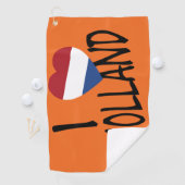 Serviette De Golf I Heartflag Holland retour on ou gtcn (En situation)
