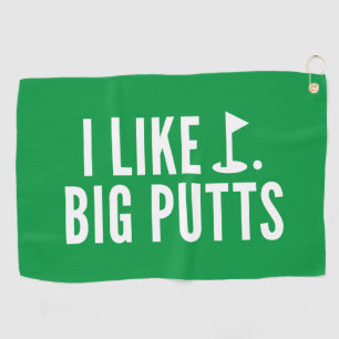 Serviette De Golf I Like Big Putts