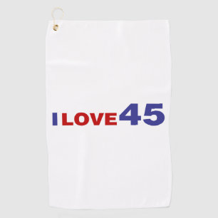 Serviette De Golf I Love 45