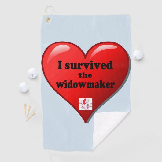 Serviette De Golf I Survived the widowmaker (En situation)