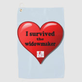 Serviette De Golf I Survived the widowmaker (Devant)