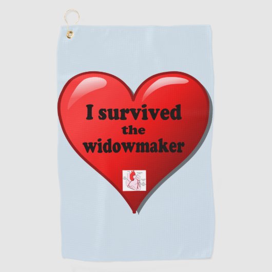 Serviette De Golf I Survived the widowmaker (Devant)