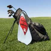 Serviette De Golf I Survived the widowmaker (Vert)