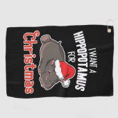 Serviette De Golf I Want A (Horizontal)