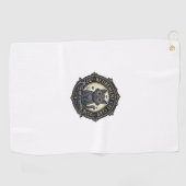 Serviette De Golf Idée cadeau chat papa chat retraite - Chat de retr (Horizontal)