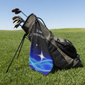Serviette De Golf Il commence par une vision (Vert)
