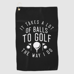 Serviette De Golf Il Faut Beaucoup De Ballons Au Golf Comme Je Le Fa