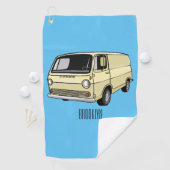 Serviette De Golf Illustration classique de van (En situation)
