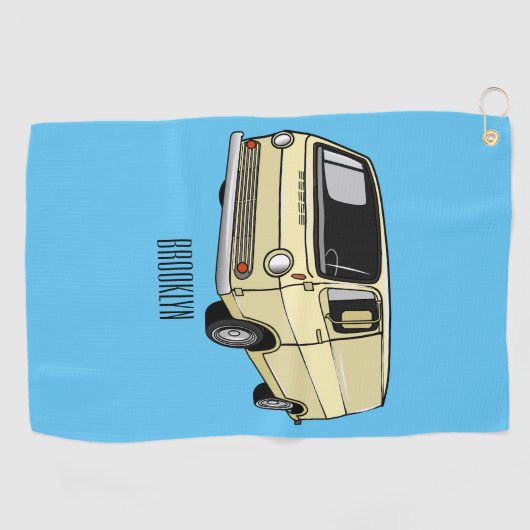 Serviette De Golf Illustration classique de van (Horizontal)