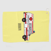 Serviette De Golf Illustration d'ambulance (Horizontal)