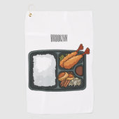 Serviette De Golf Illustration de Bento (Devant)