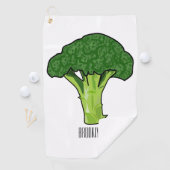 Serviette De Golf Illustration de Broccoli (En situation)