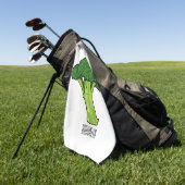 Serviette De Golf Illustration de Broccoli (Vert)