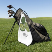 Serviette De Golf Illustration de chaux Kaffir (Vert)