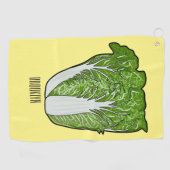 Serviette De Golf Illustration de chou chinois (Horizontal)