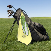 Serviette De Golf Illustration de chou chinois (Vert)