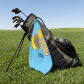 Serviette De Golf Illustration de citron (Vert)