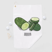 Serviette De Golf Illustration de combre (En situation)