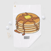 Serviette De Golf Illustration de dessin animé de Pancake (En situation)