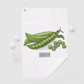 Serviette De Golf Illustration de dessin de pois (En situation)