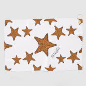 Serviette De Golf Illustration de dessin de Starfish (Horizontal)
