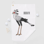 Serviette De Golf Illustration de dessin du secrétaire pour oiseaux (En situation)