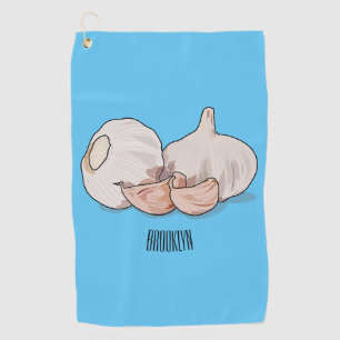 Serviette De Golf Illustration de dessin sur l'ail