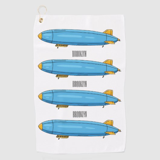 Serviette De Golf Illustration de dessin sur les navires (Devant)