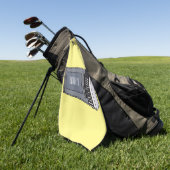 Serviette De Golf Illustration de dessin sur micro-ondes (Vert)