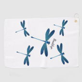 Serviette De Golf Illustration de dragonfly (Horizontal)