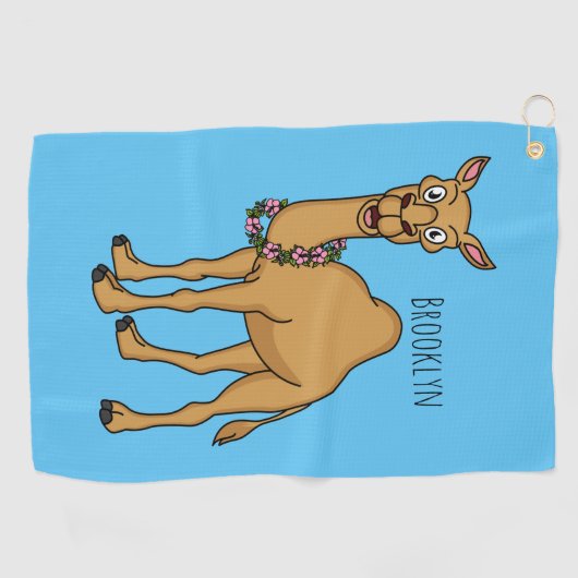 Serviette De Golf Illustration de dromadaire (Horizontal)