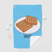 Serviette De Golf Illustration de gaufre (En situation)
