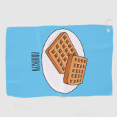 Serviette De Golf Illustration de gaufre (Horizontal)