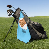 Serviette De Golf Illustration de gaufre (Vert)