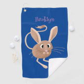 Serviette De Golf Illustration de jerboa aux longues oreilles (En situation)