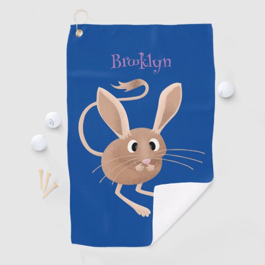 Serviette De Golf Illustration de jerboa aux longues oreilles (En situation)