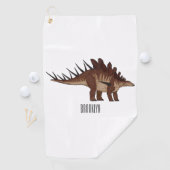 Serviette De Golf Illustration de Kentrosaurus (En situation)