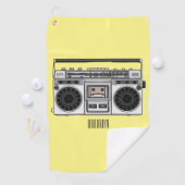Serviette De Golf Illustration de la bande dessinée radio (En situation)