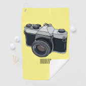 Serviette De Golf Illustration de la caméra (En situation)