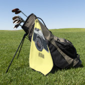 Serviette De Golf Illustration de la caméra (Vert)